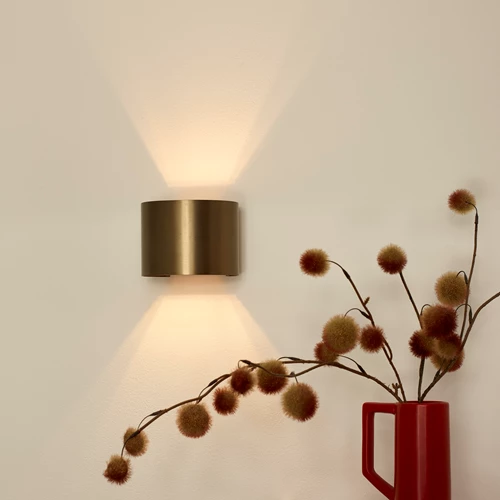 Lucide XIO - Wandlamp - LED Dimb. - G9 - 1x3,5W 2700K - Verstelbare stralingshoek - Roest bruin - sfeer 1